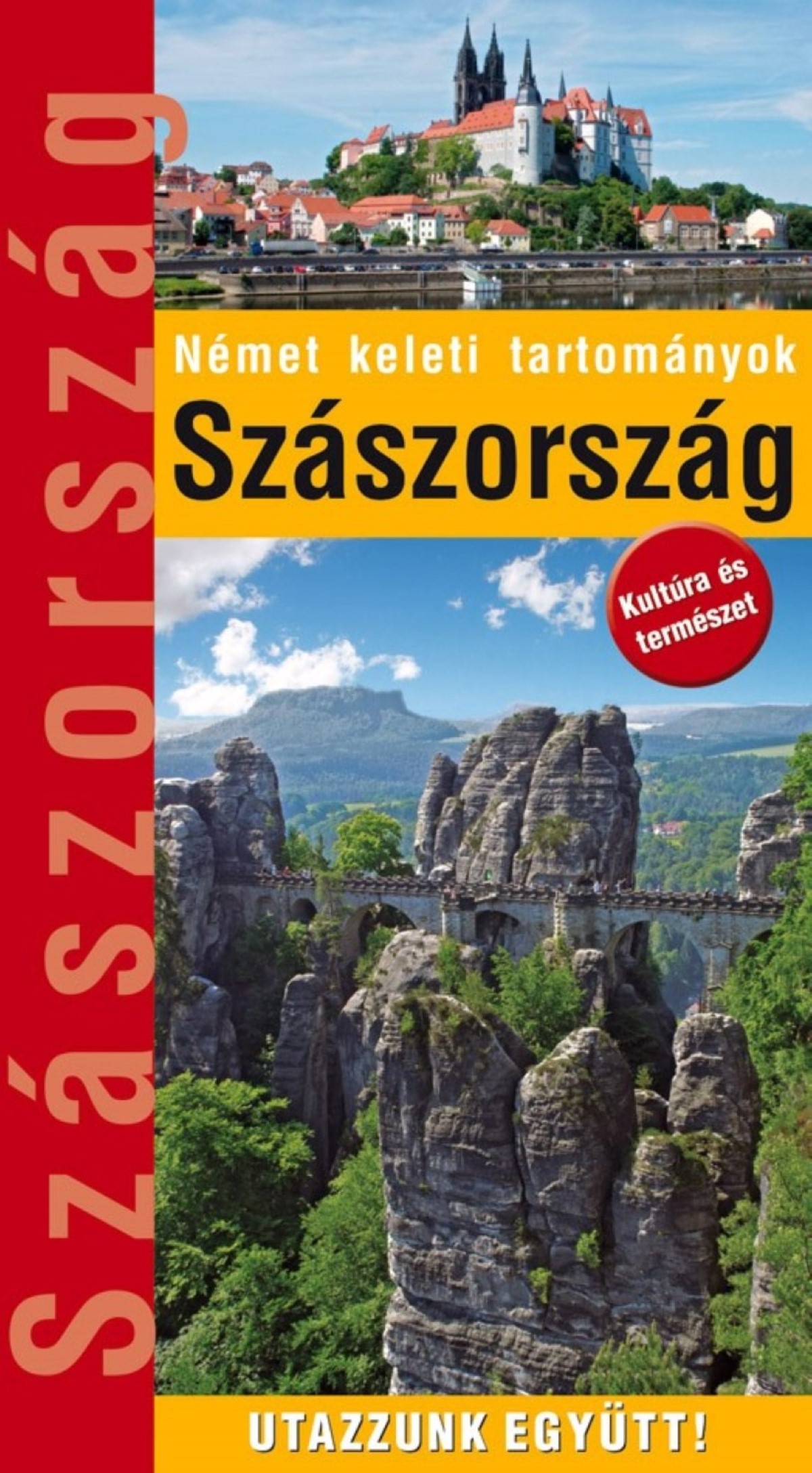 Szászország útikönyv borítója